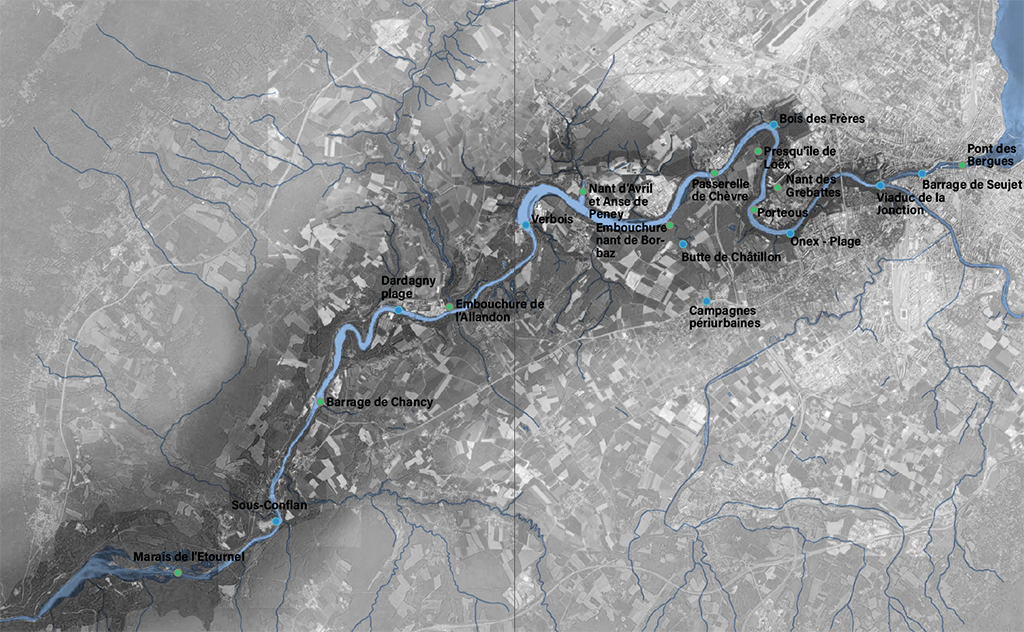carte lieux d'attention
